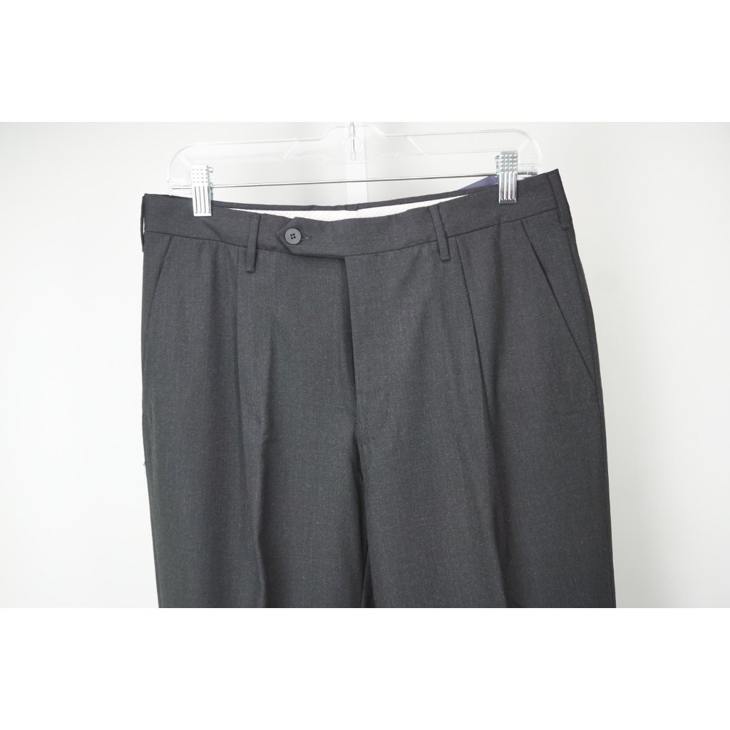 Rota Charcoal Gray Wool Blend Mens Dress Pants Sz 58 Brand New